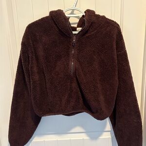 Ardene Brown Fuzzy Sweater